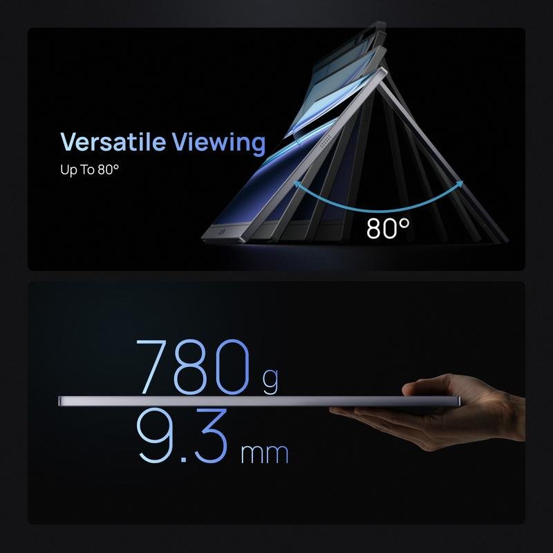 ARZOPA Portable Monitor 16.1"/17.3" FHD 1080P 60Hz/144Hz Laptop Screen Extender for PC Mac Xbox Switch PS5 iPhone IPS Display Computer Display HDR External Screen Game Workfromhome - Bild 5